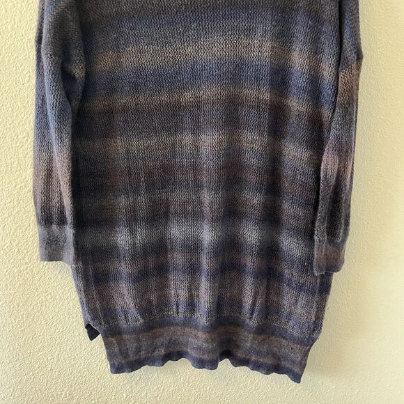 AUTUMN CASHMERE Women's Sweater XS Loose Knit Spacedye Hi-Lo 3/4 Sleeve Classic - Picture 10 of 12